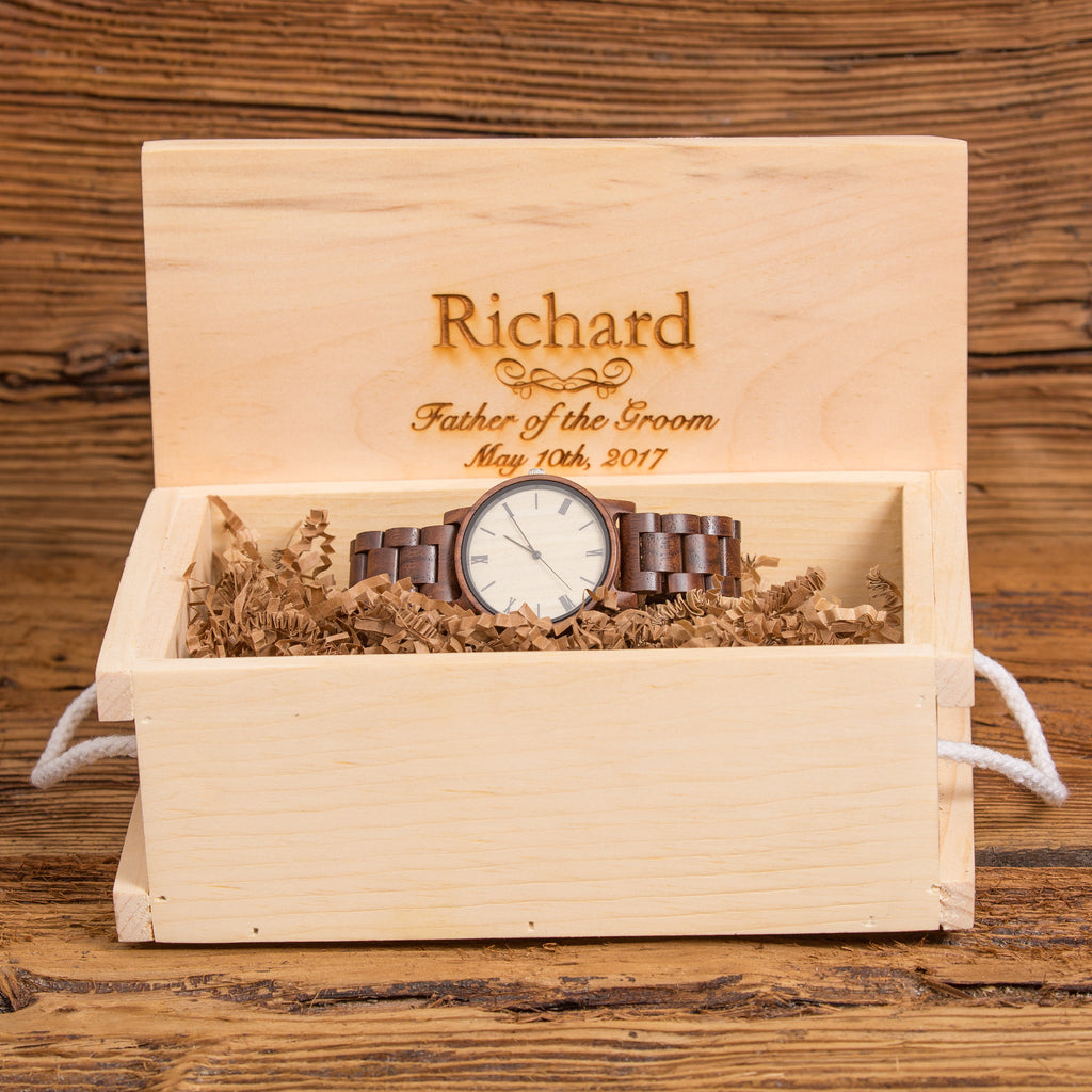 Personalized Wooden Wrist Watch