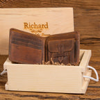 Monogrammed Wallet Personalized.