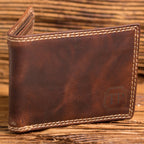 Custom Handsome Gift Set For Men Wallet and Wood Watch