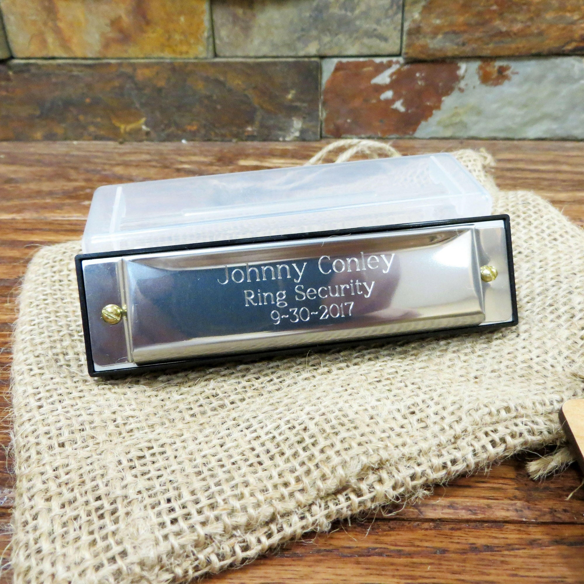 Harmonica Personalized Stainless Steel.