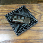 Personalized Silver & Black Cigar Lighter.