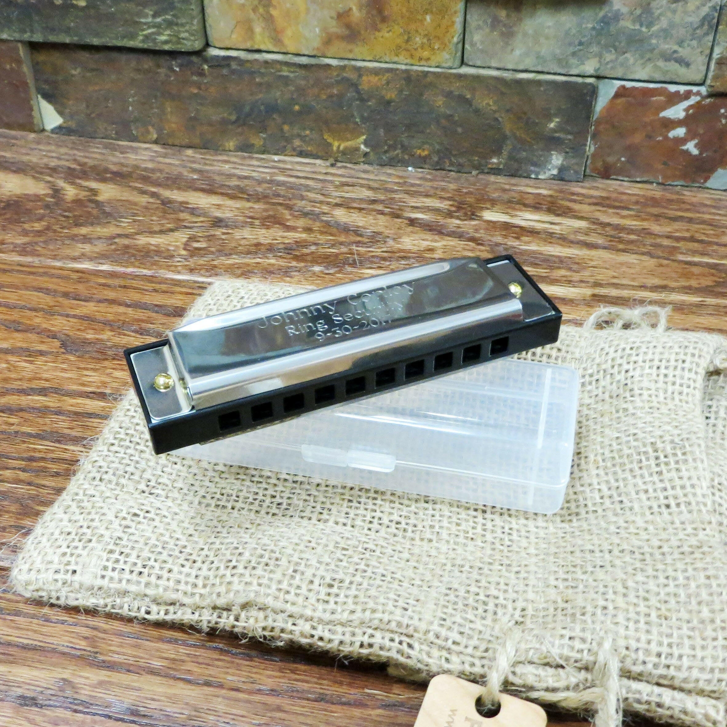 Harmonica Personalized Stainless Steel.