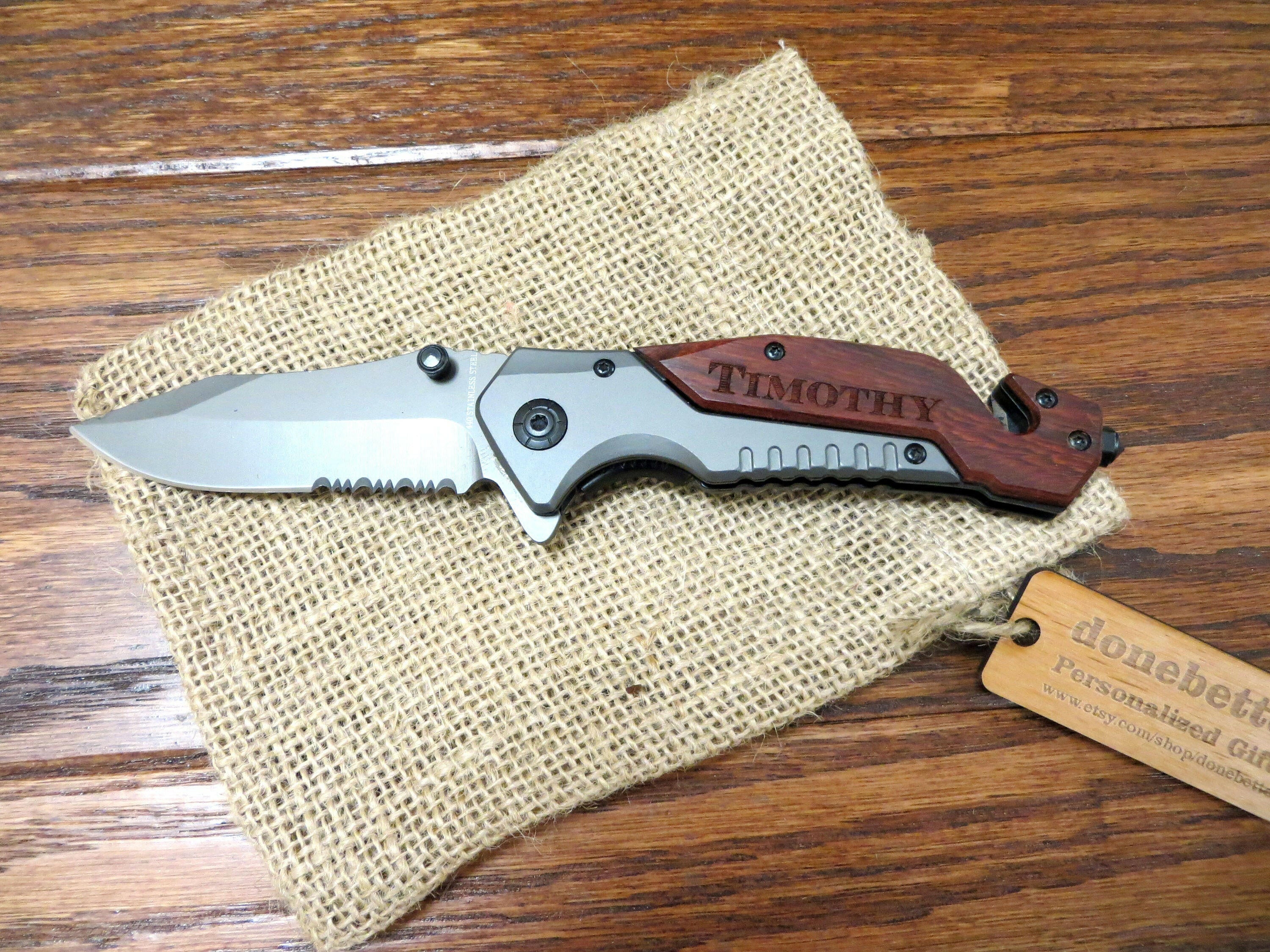 Personalized Tactical  Pocket Knife.