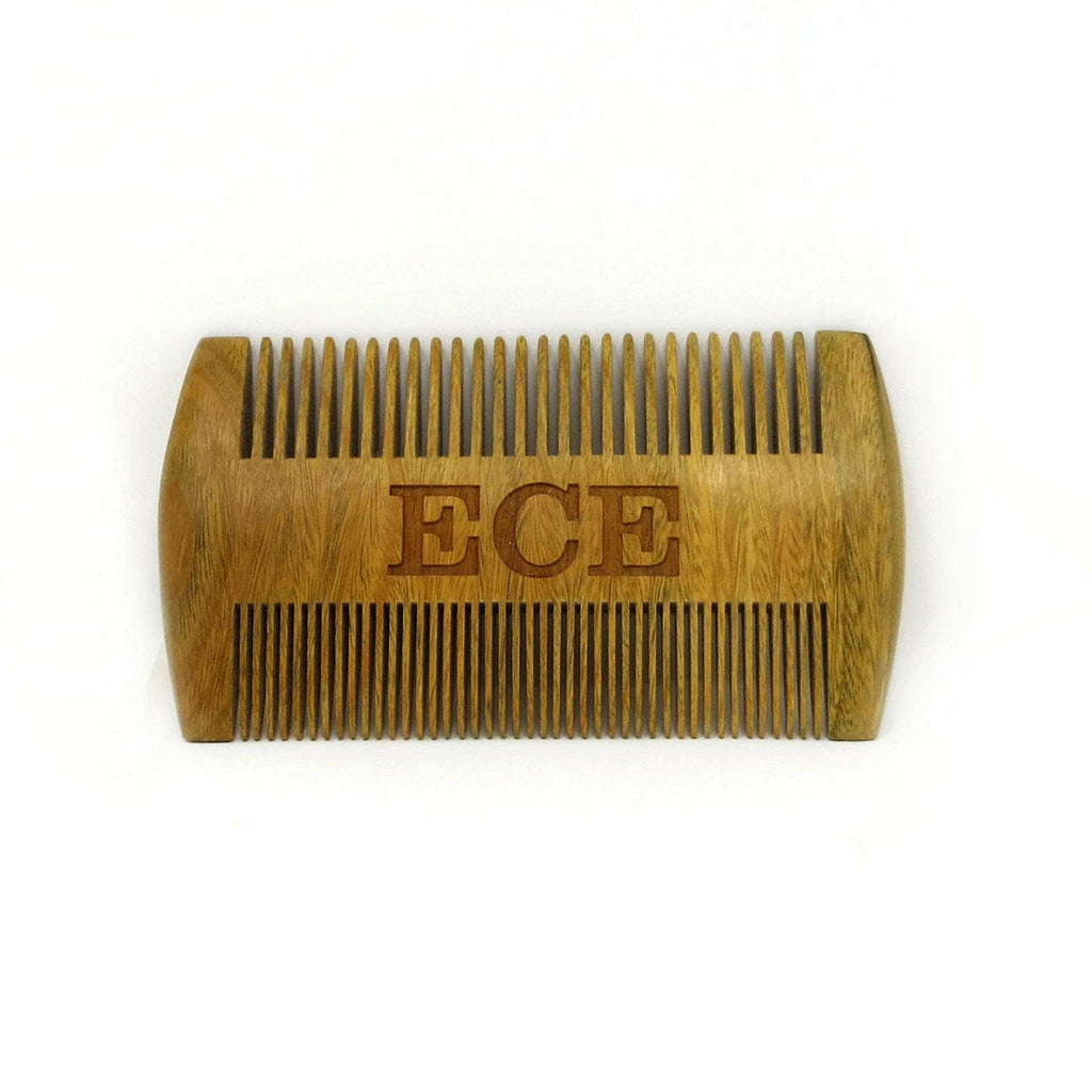Personalized Unique Double Sided Wooden Beard Comb.