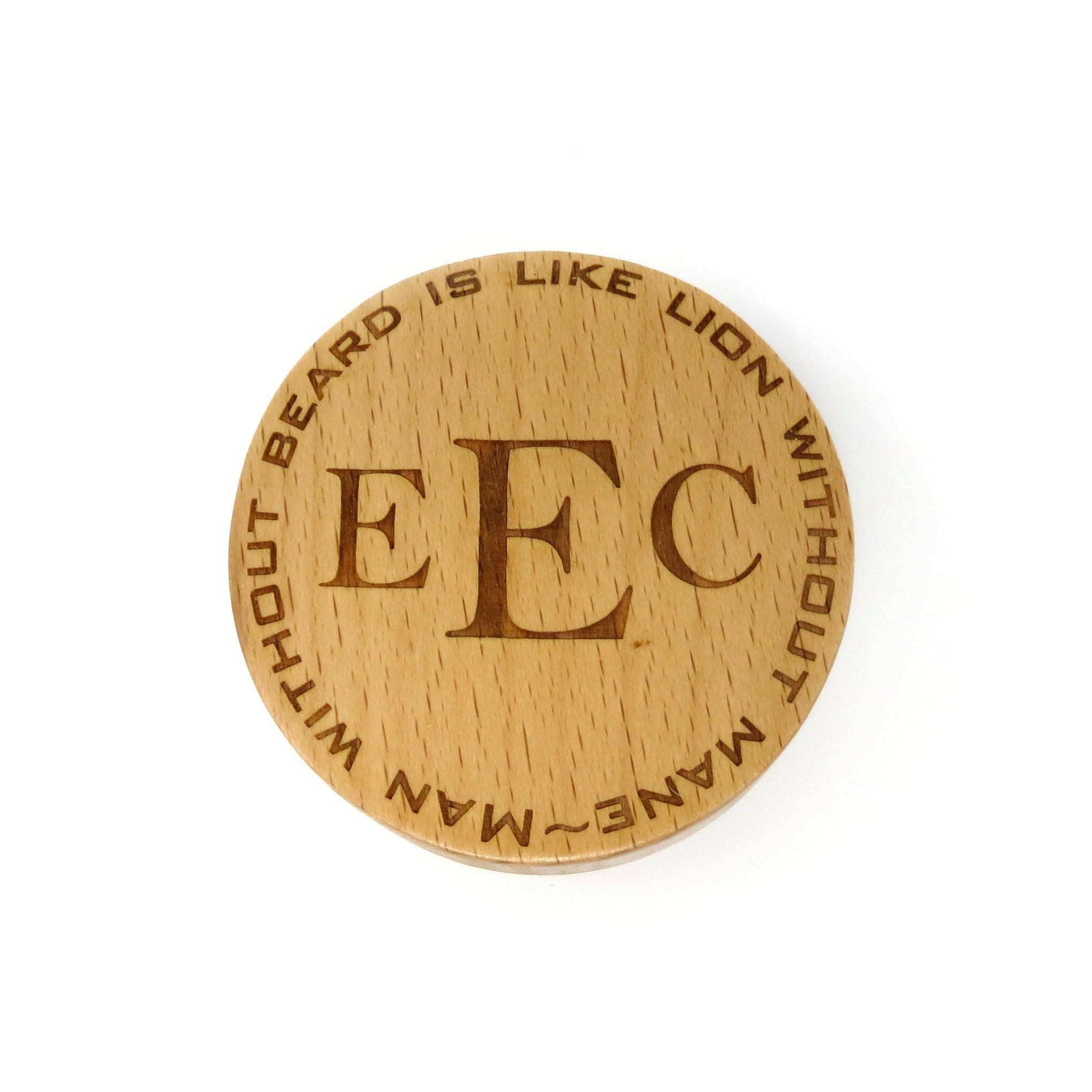 Wood Beard Brush Personalized.