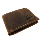 Genuine Leather Mens Bi-Fold Wallet.