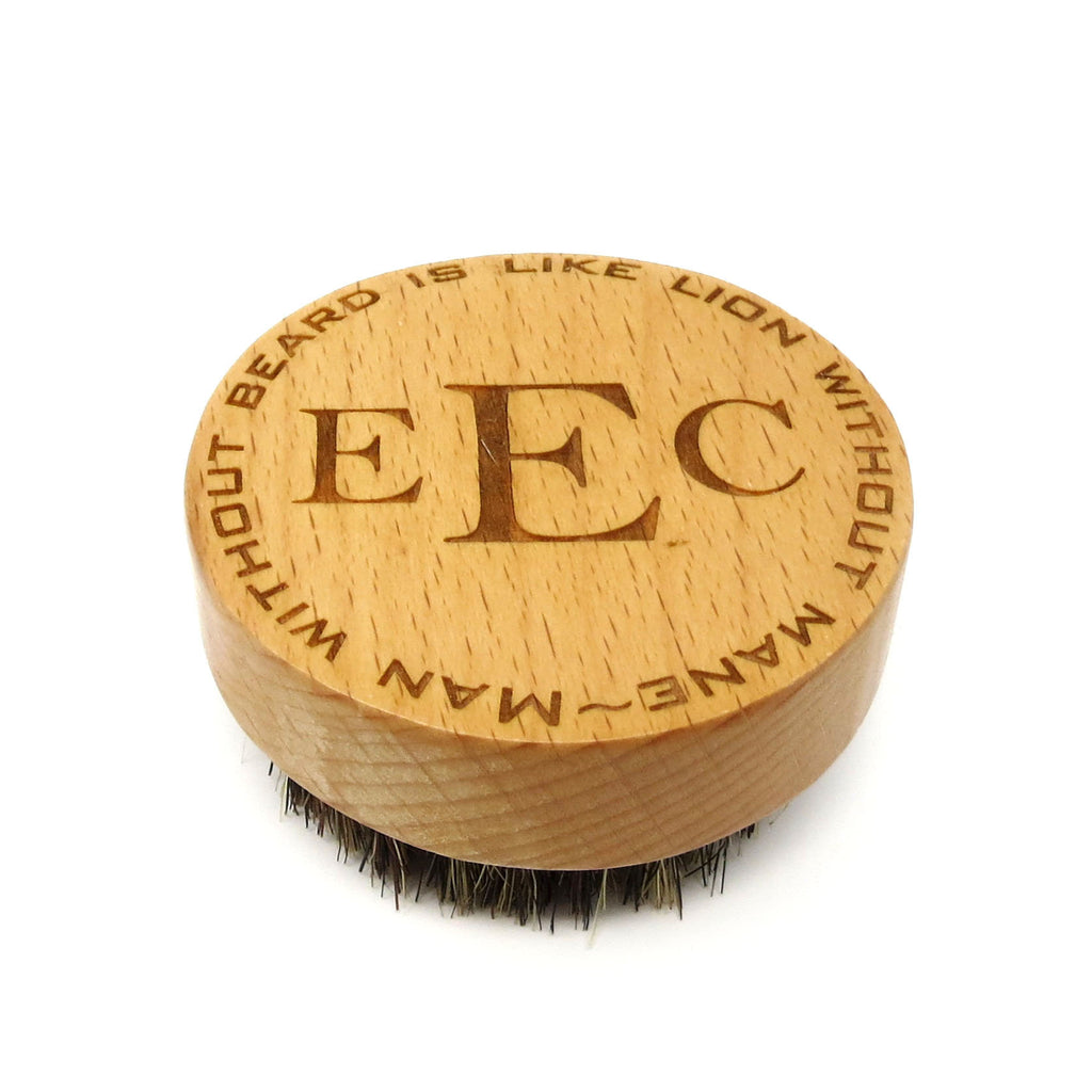 Wood Beard Brush Personalized.