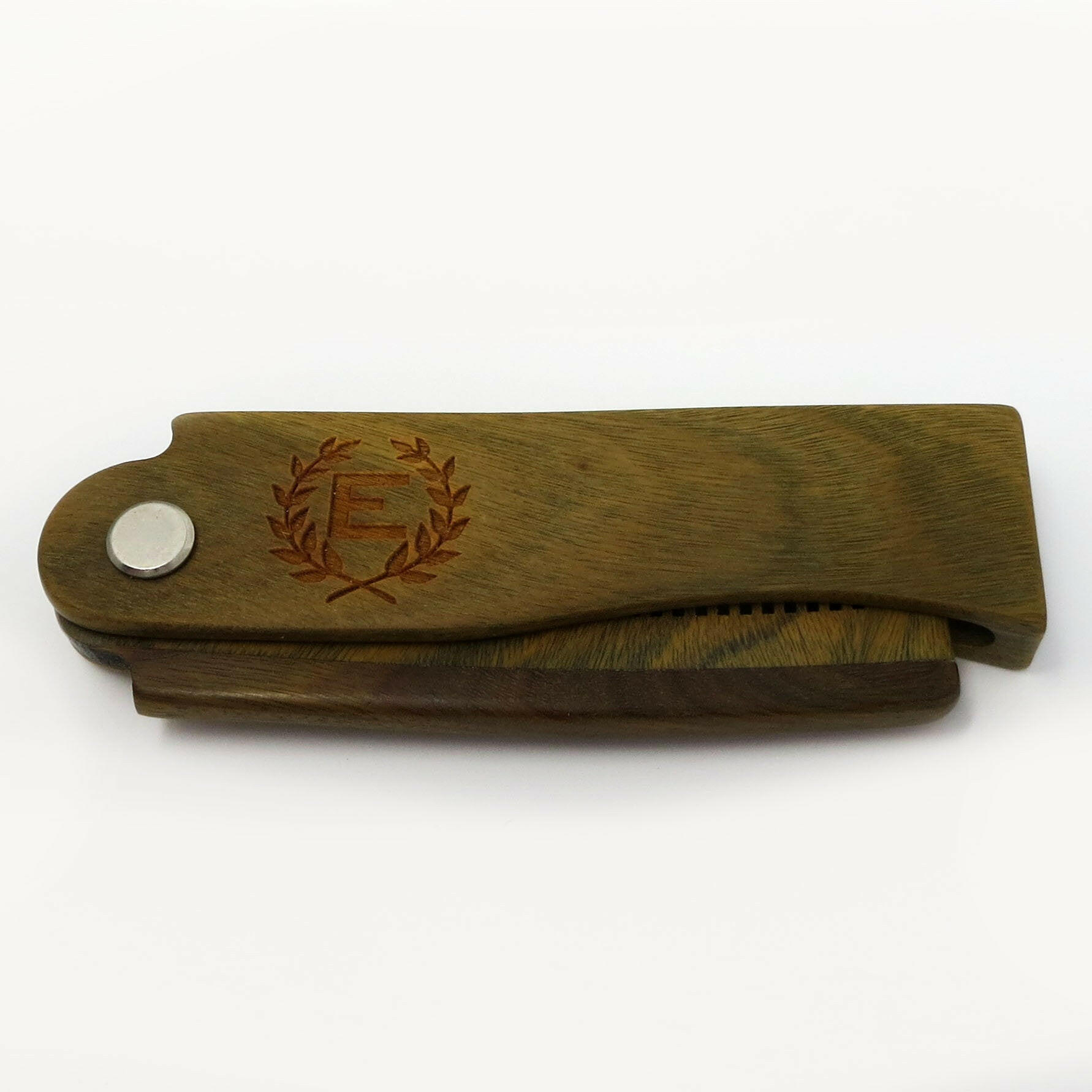 Folding Beard Comb Personalized.