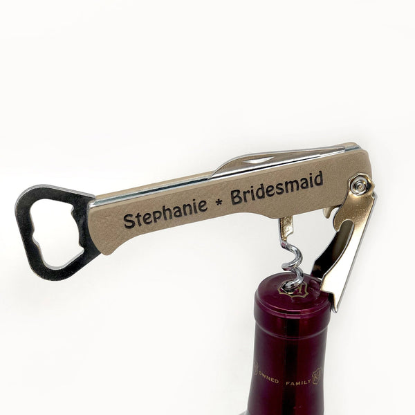 Personalized Beer Bottle and Wine Opener