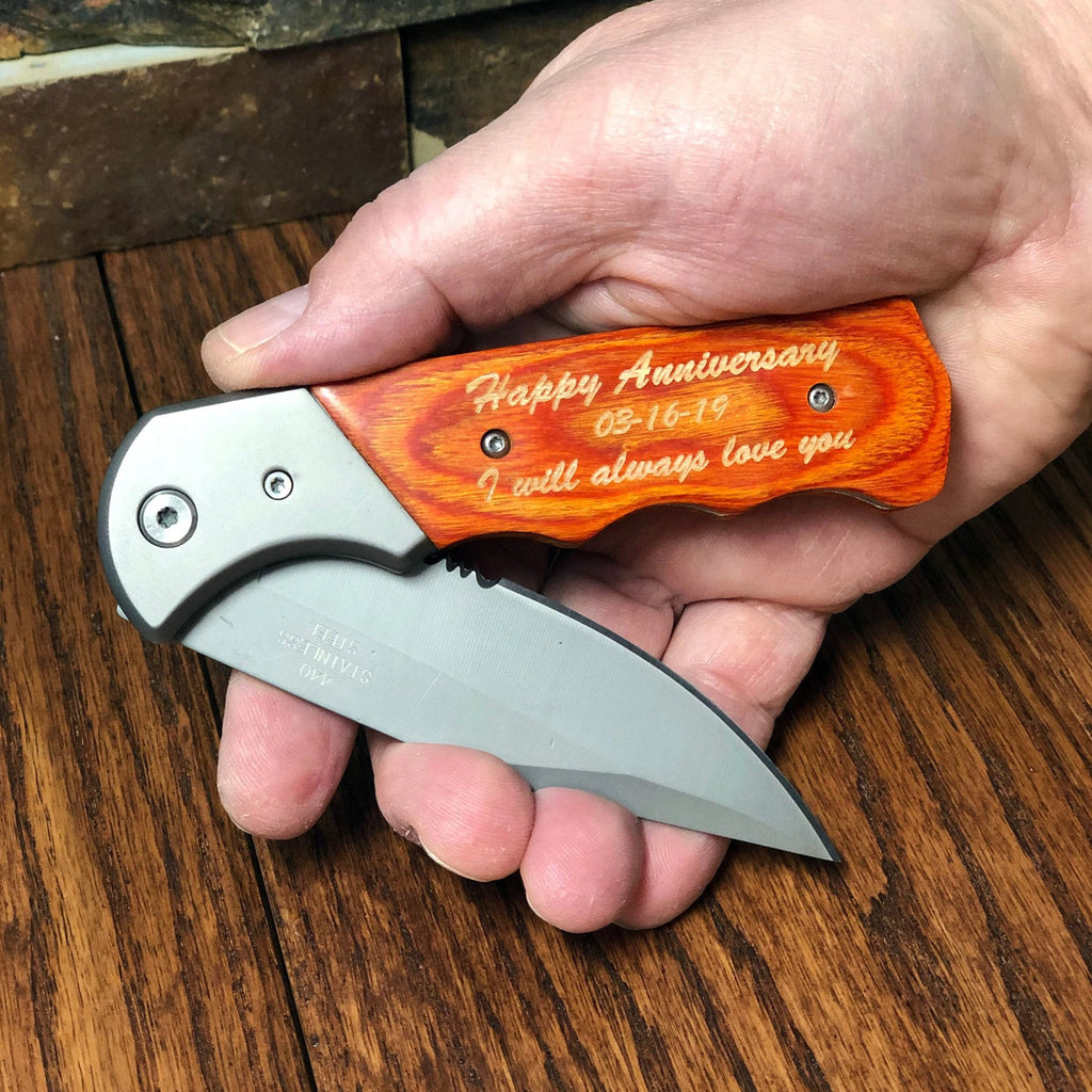Custom Pocket Knife Personalized