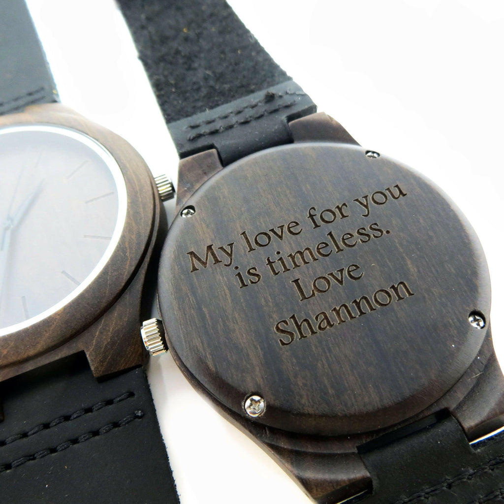 Black sandalwood Wood Wrist Watch.