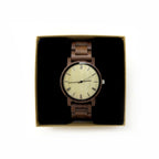 Custom Engraved Wooden Wrist Watch.