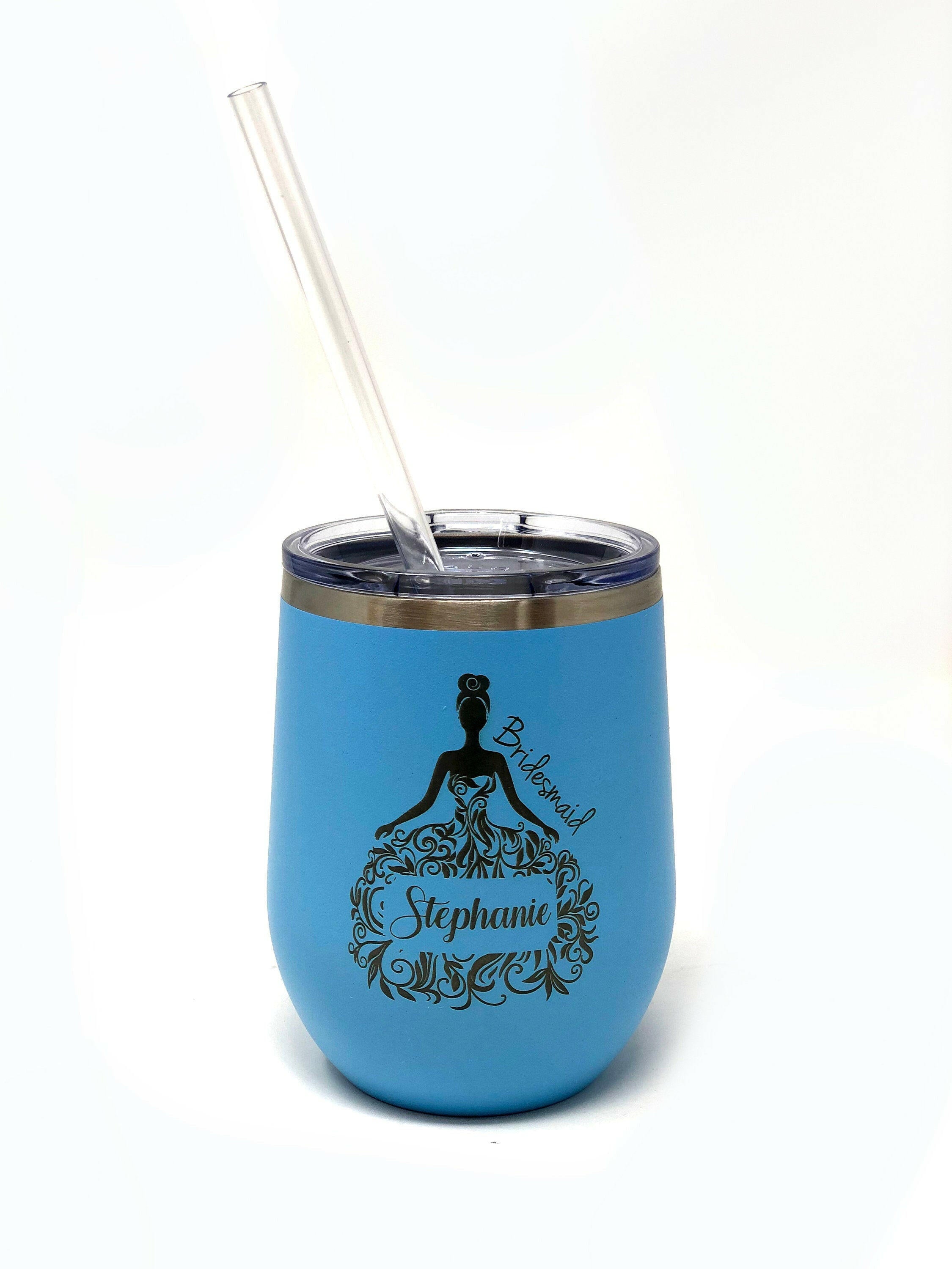 Personalized Wine Tumbler.