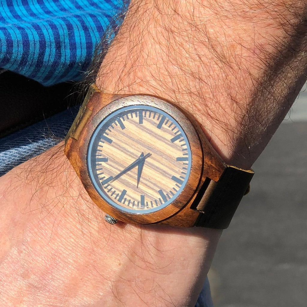Mens Wood Wrist Watch