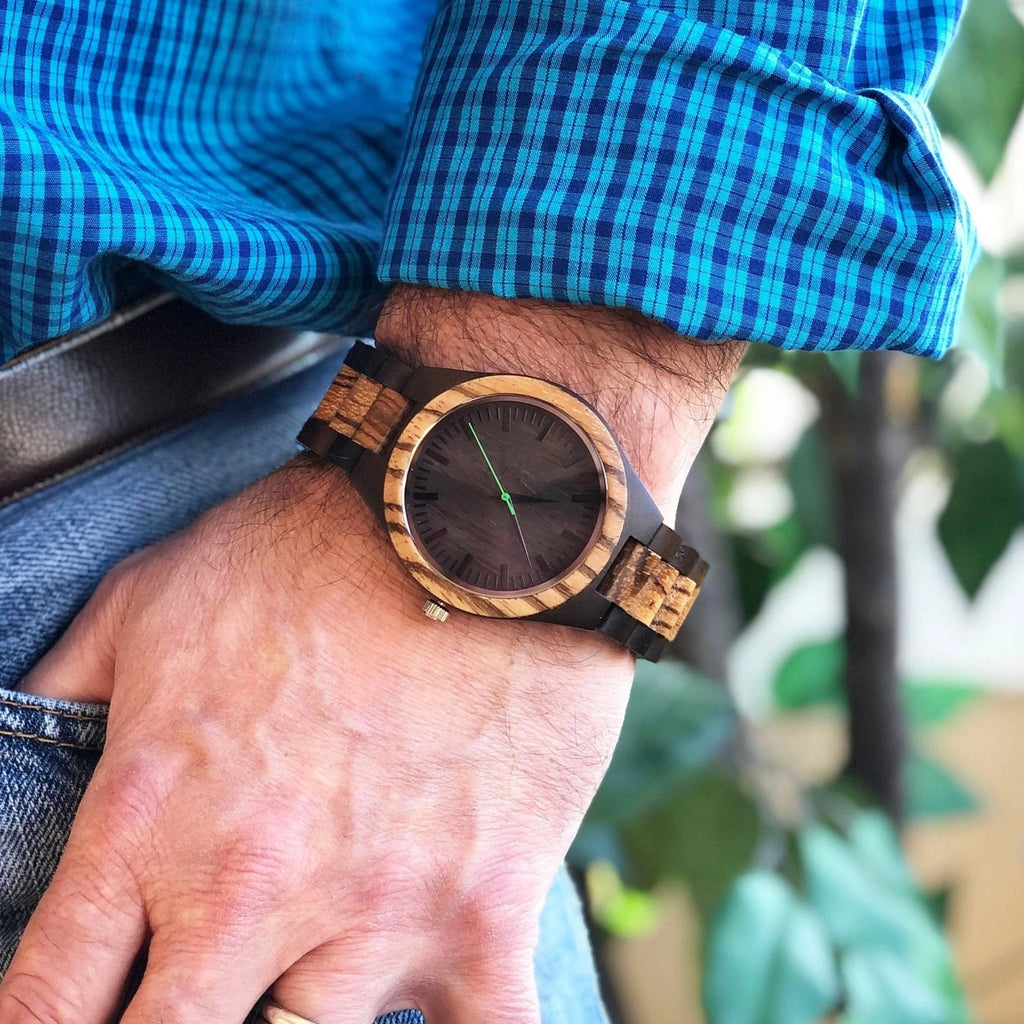 Monogrammed Unique Wooden Wrist Watch