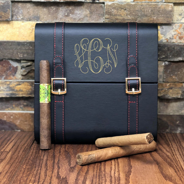 Leather Cigar Humidor Custom Personalized,