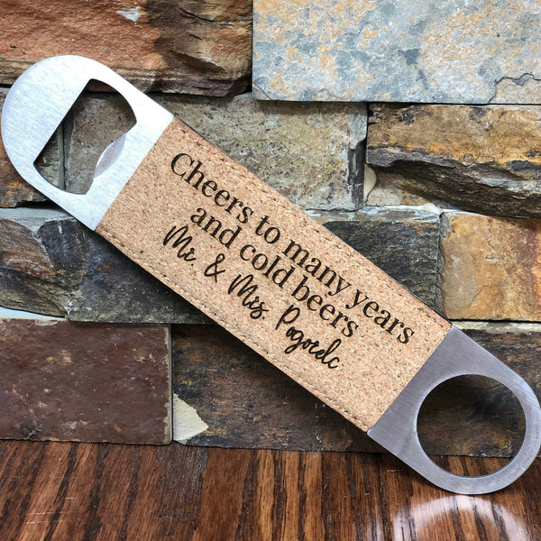 Custom Engraved Cork Bottle Opener