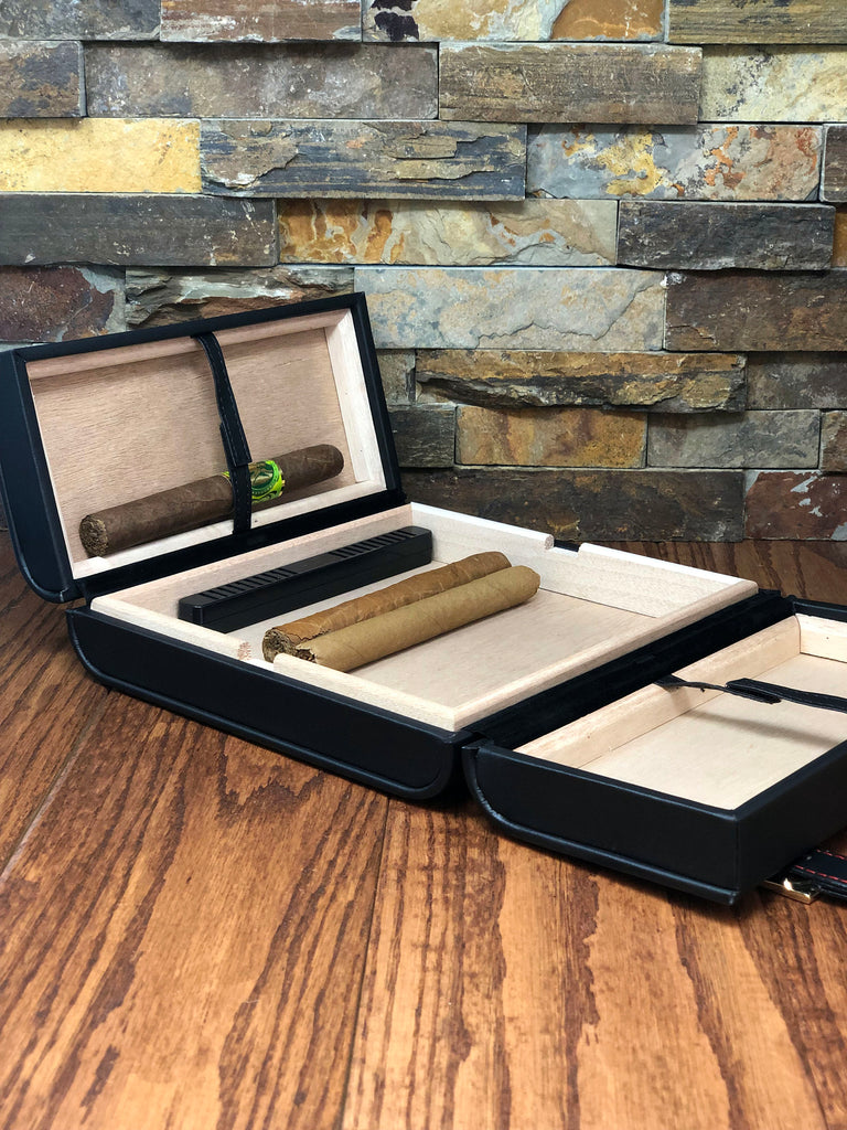 Leather Cigar Humidor Custom Personalized,