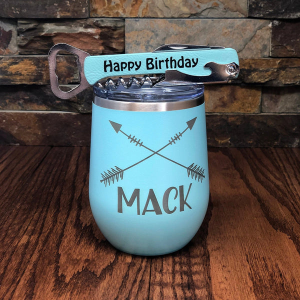 Personalized Wine Tumbler Gift Set