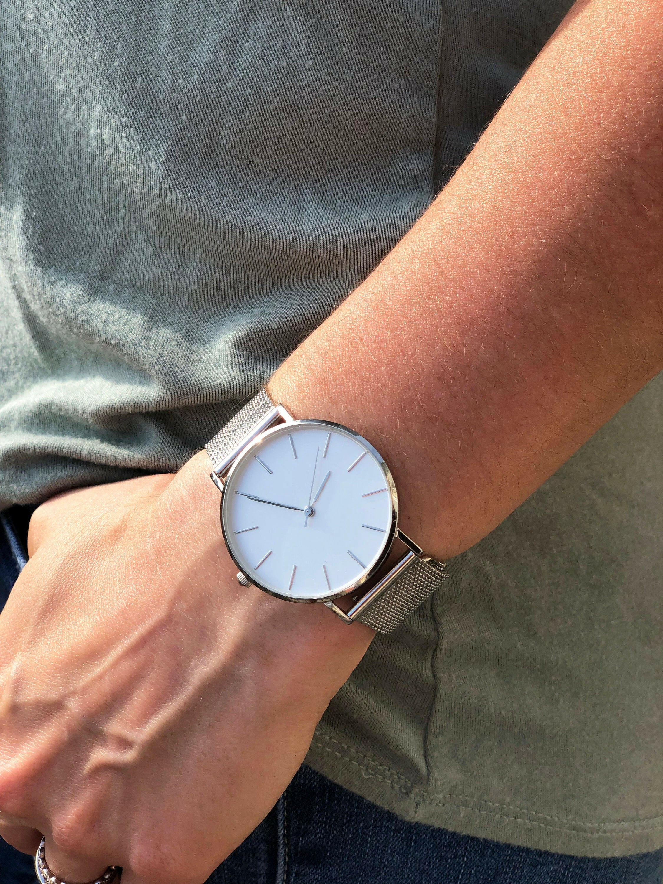 Personalized Womens Metal Wrist Watch.