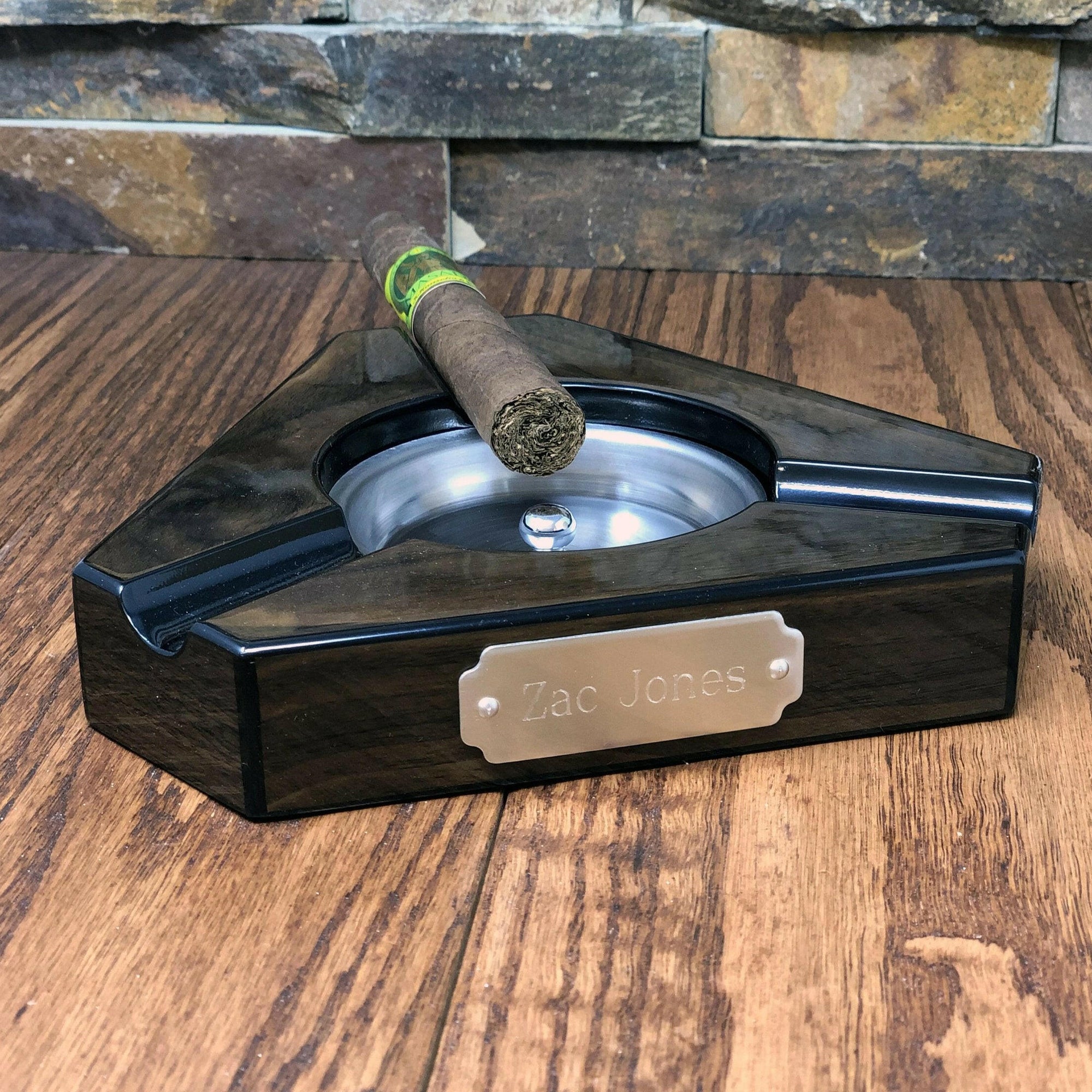 Personalized Multi Cigar Ashtray.