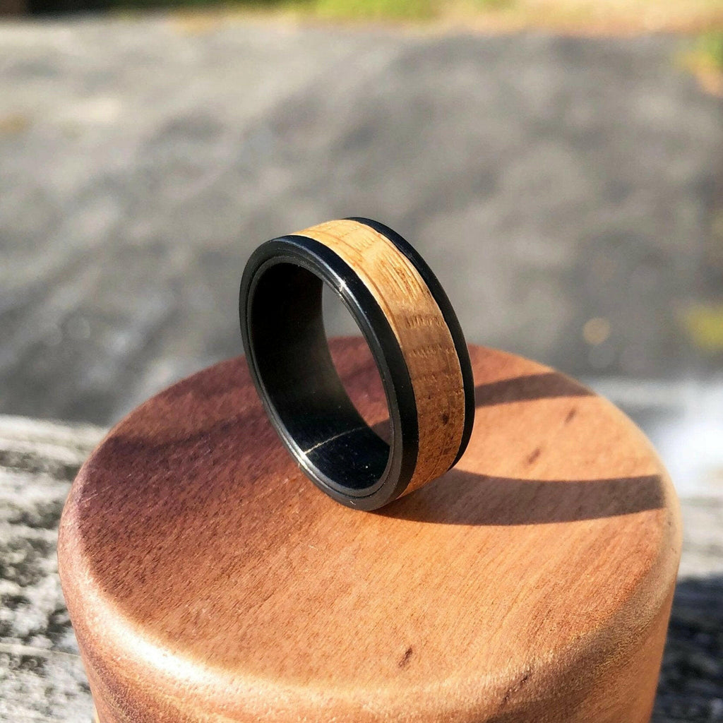 Ultimate Men's Wood and Tungsten Ring.