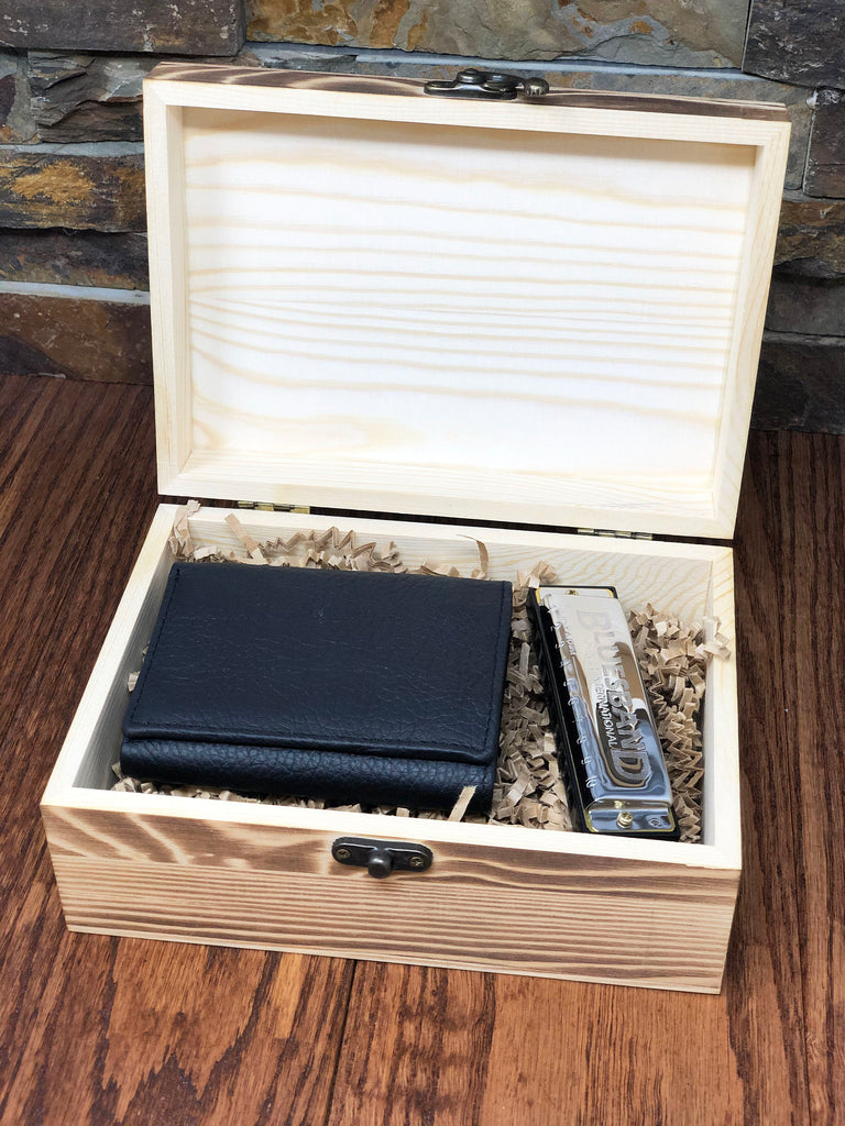 Tri-fold Wallet and Honer Harmonica Gift Set