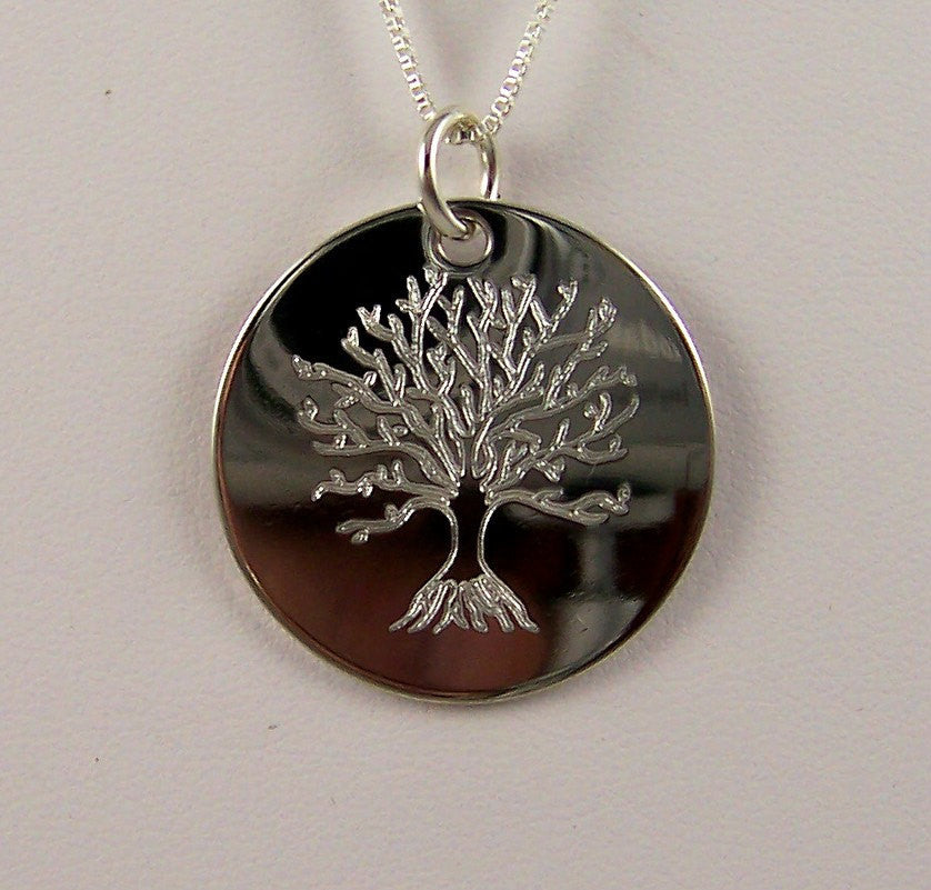 Tree of Life Necklace Sterling Silver