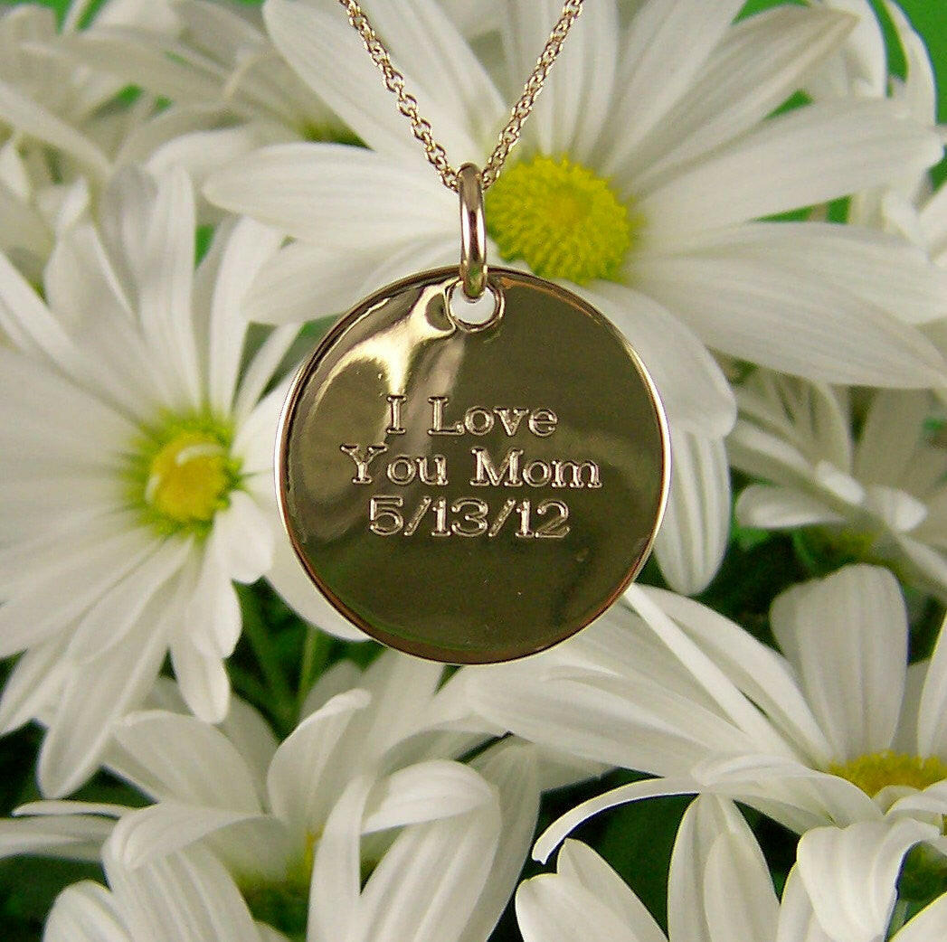 Gold filled Monogram Necklace.