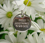 Sterling Silver Monogram Necklace