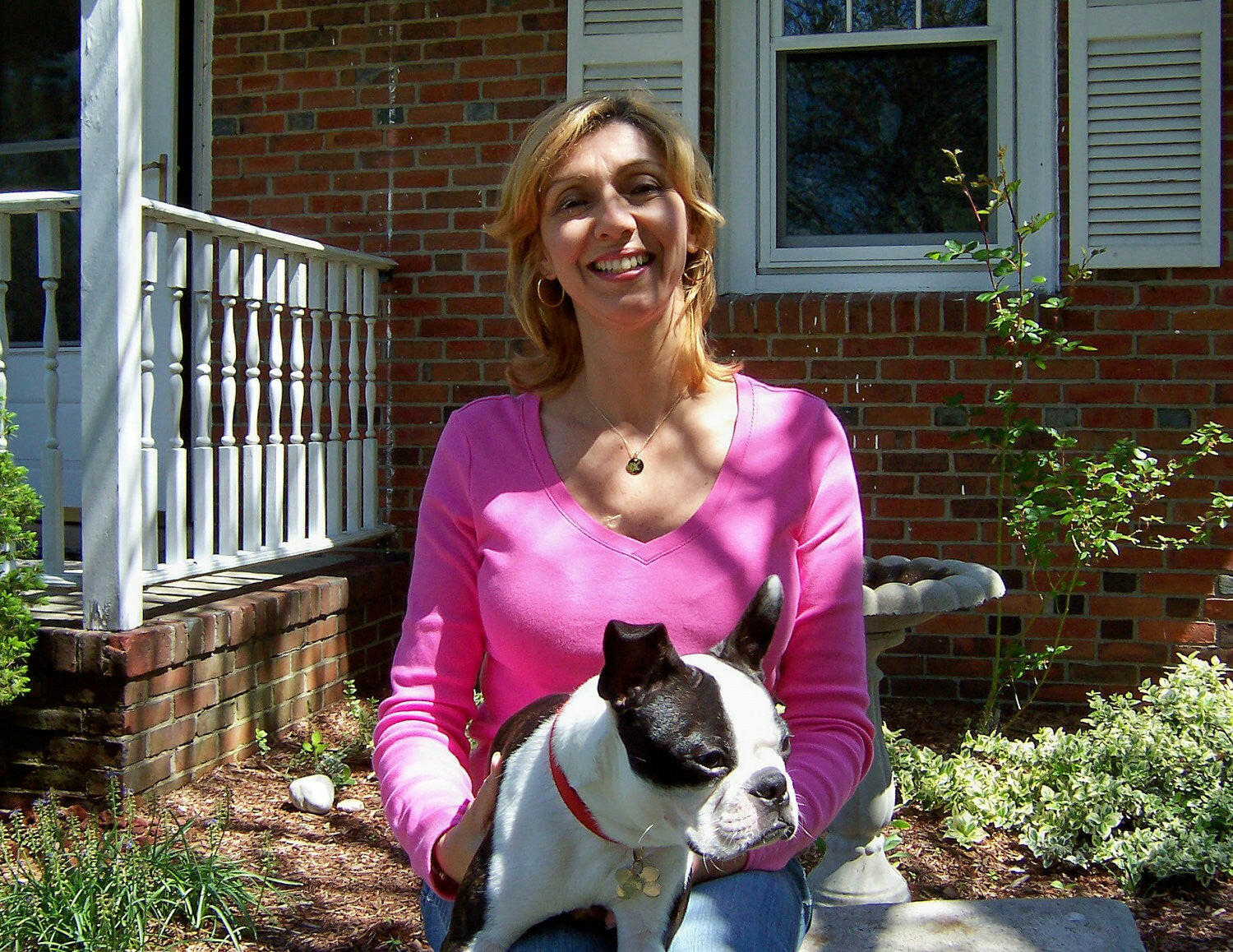 Mini Gold Monogram Necklace.