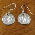 Monogrammed Earrings.