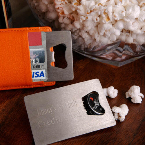Credit Card Bottle Opener.