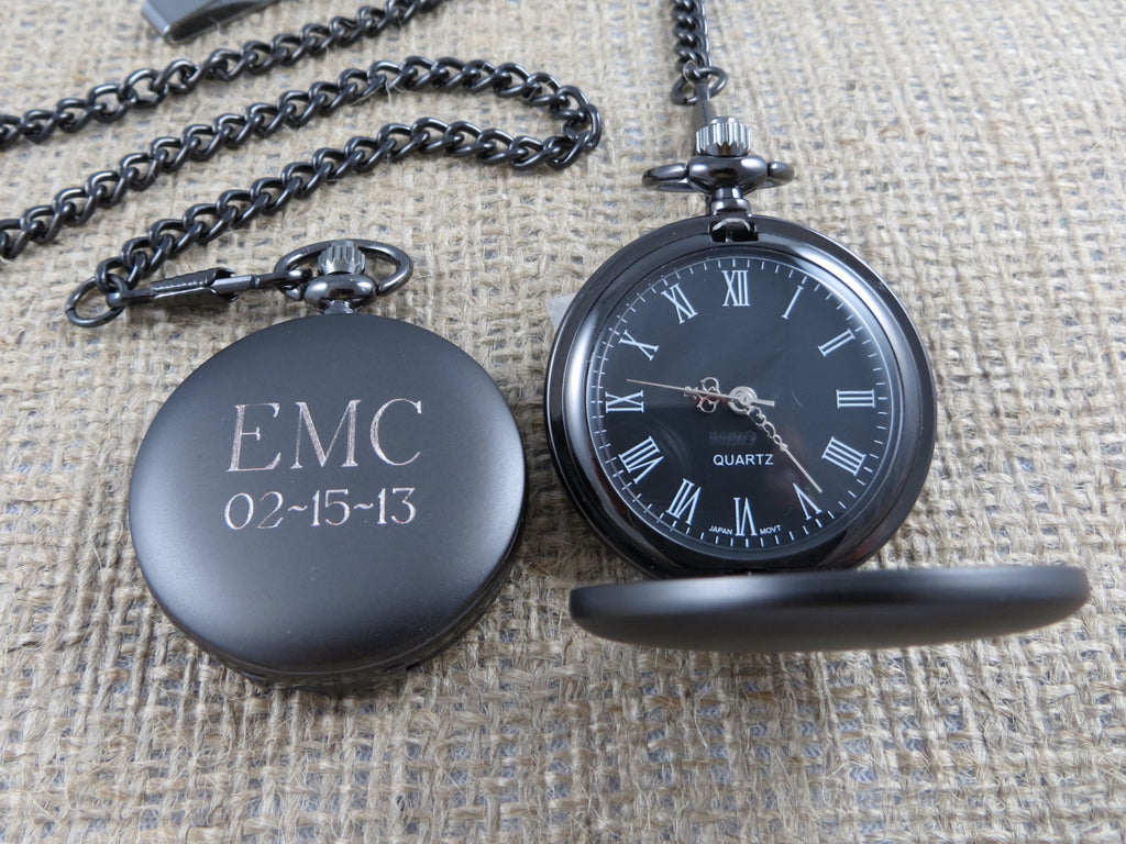 Monogrammed Pocket Watch