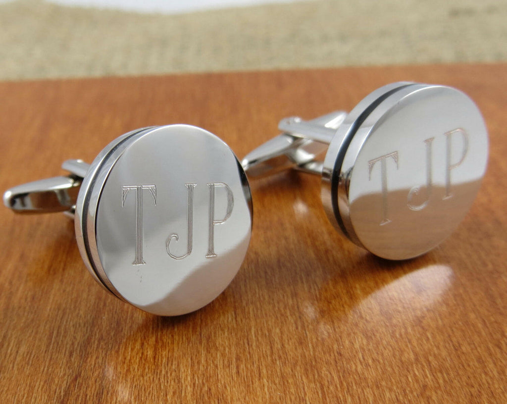 Personalized Round Cuff Links
