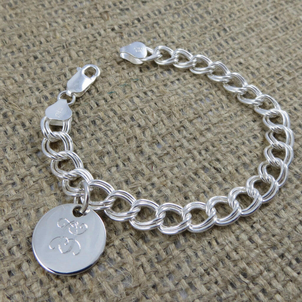 Monogram Charm Bracelet.