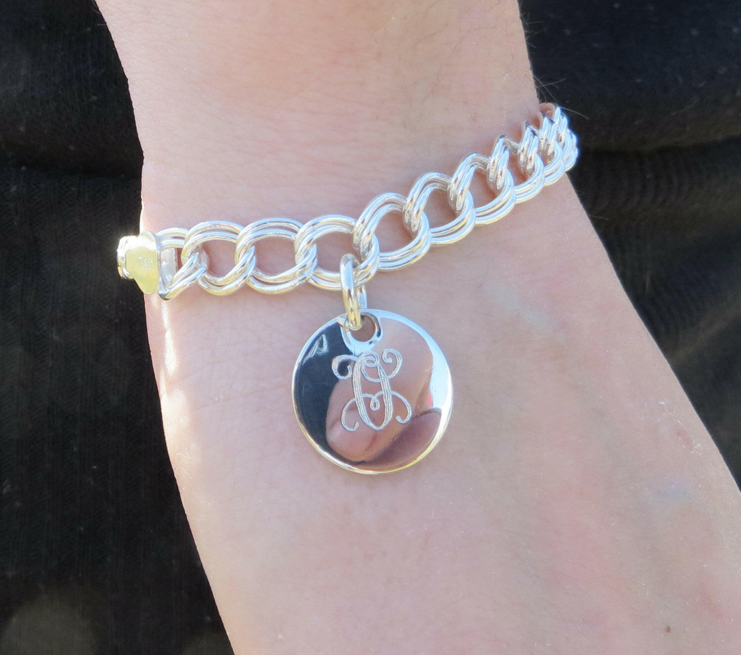 Monogram Charm Bracelet.