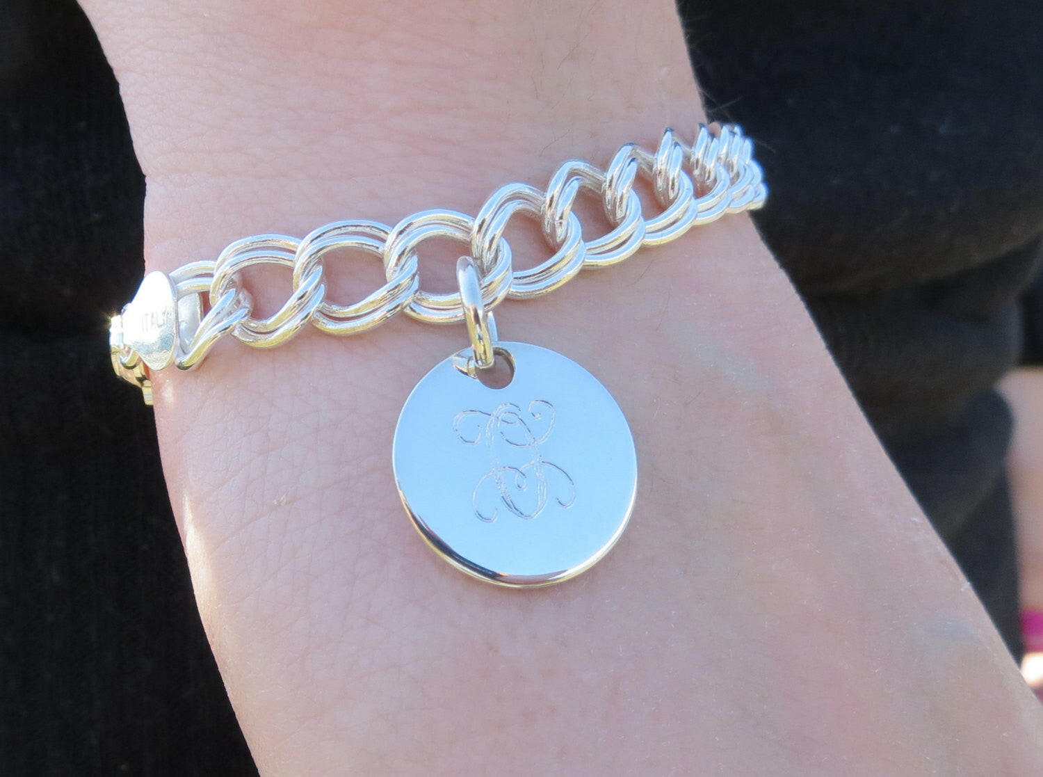 Monogram Charm Bracelet.