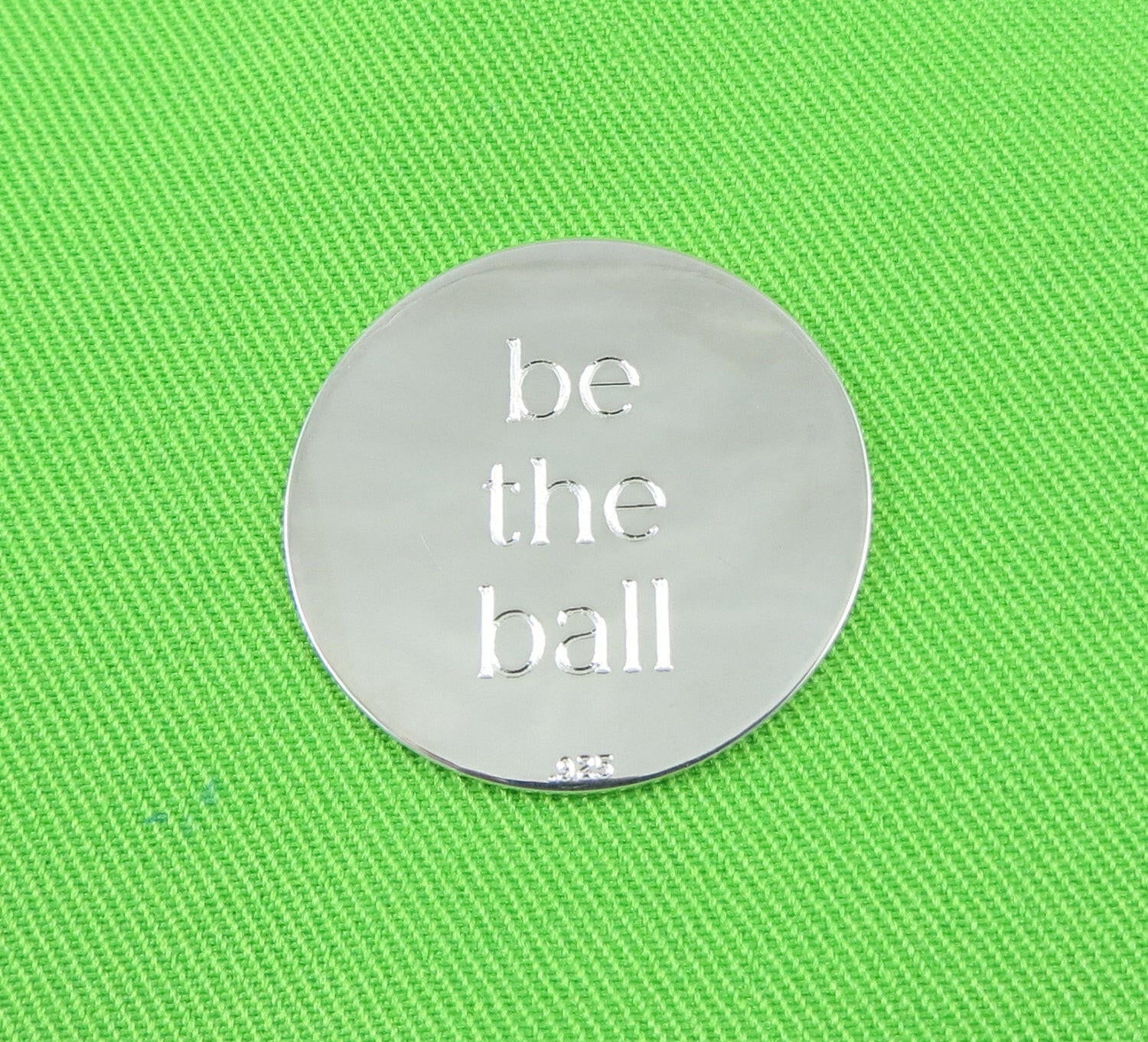 Sterling Silver Golf Ball Marker.