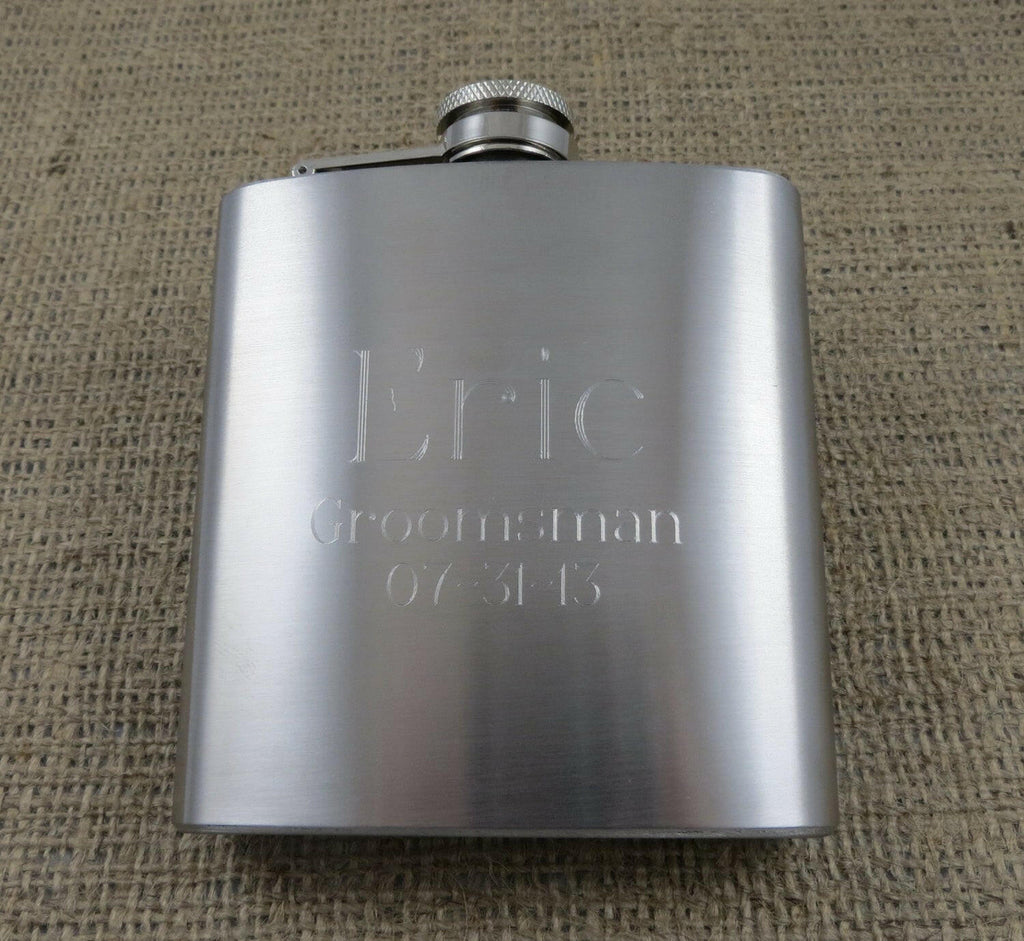 Personalized Flask with Shot and Funnell Gift Set.