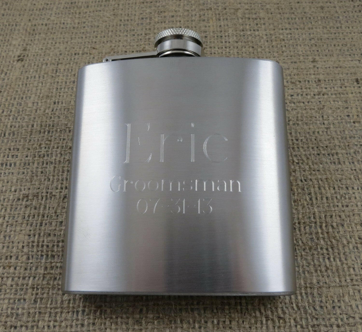 Personalized Flask with Shot and Funnell Gift Set.