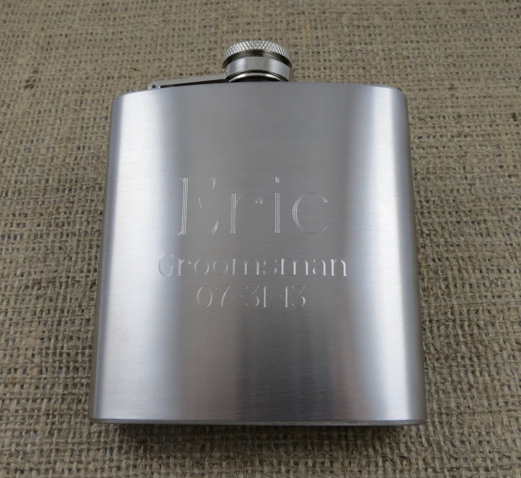 Personalized Flask with Shot and Funnell Gift Set