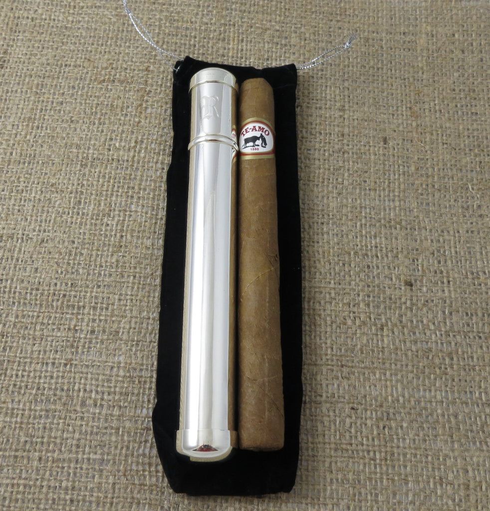Personalized Single Cigar Holder