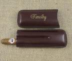 Personalized Cigar Case with Cutter