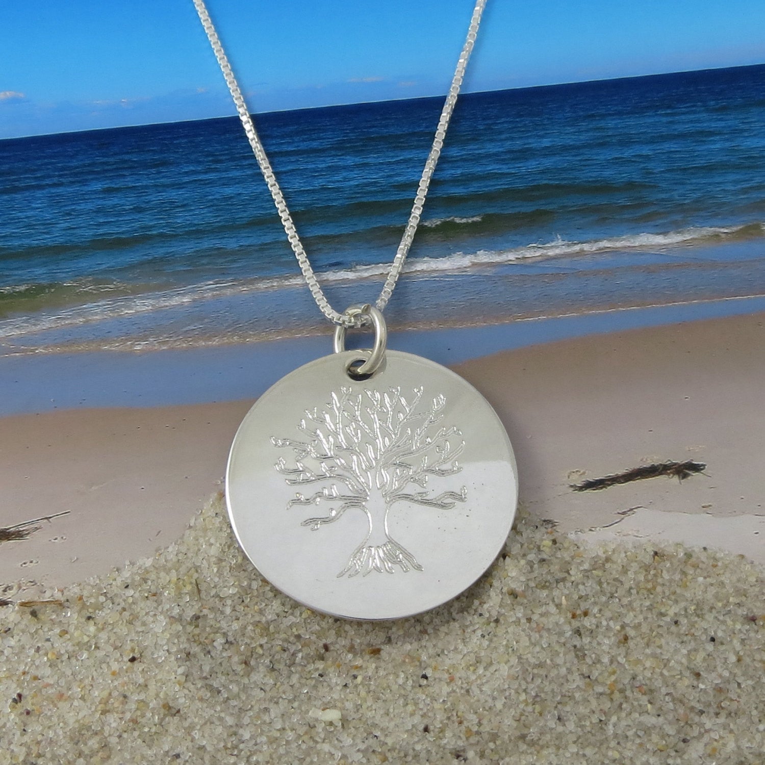 Tree of Life Necklace Sterling Silver