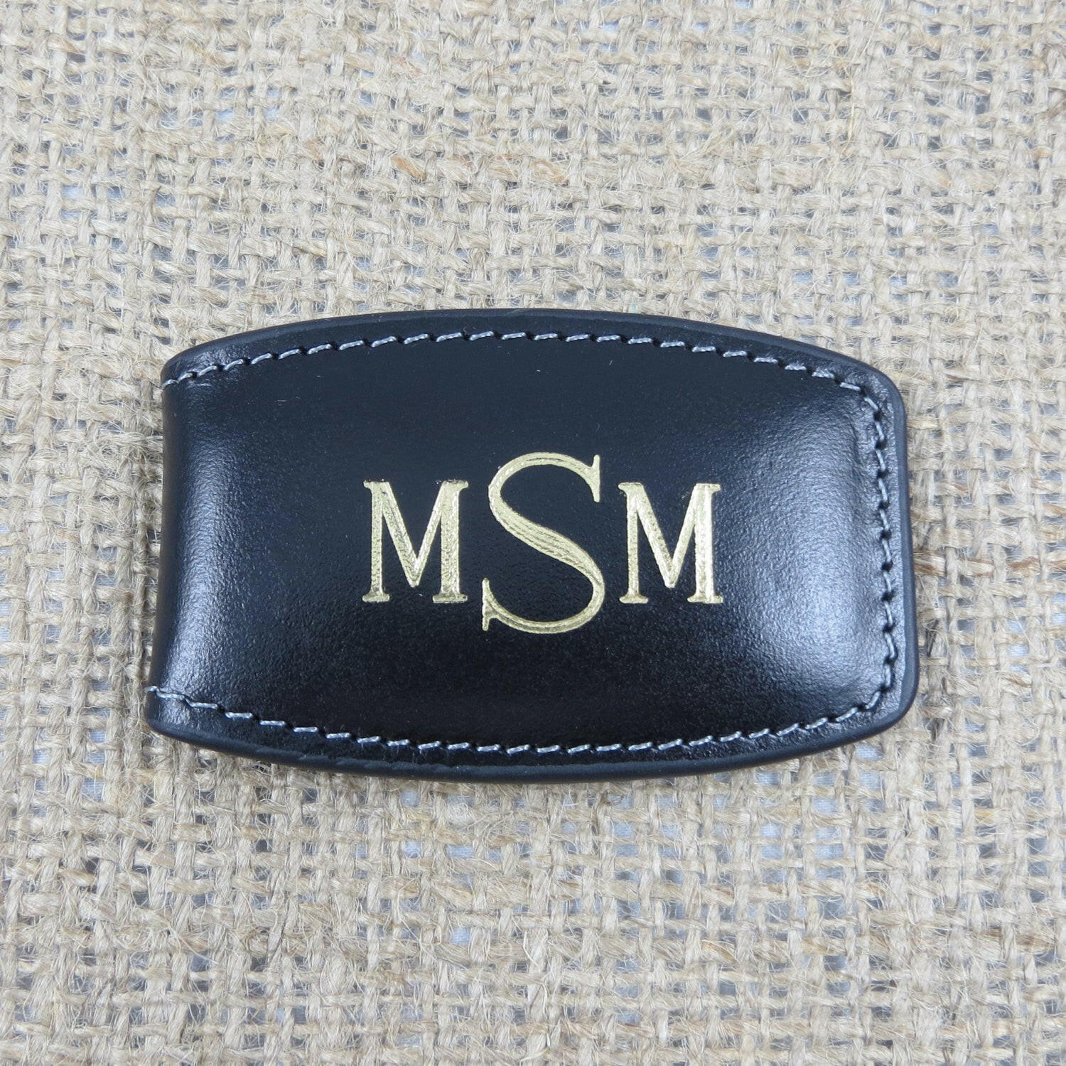 Leather Money Clip.