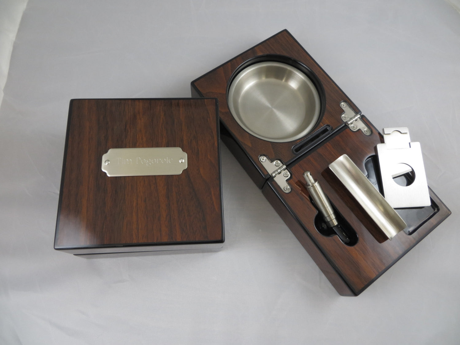 Personalized Cigar Ash Tray.