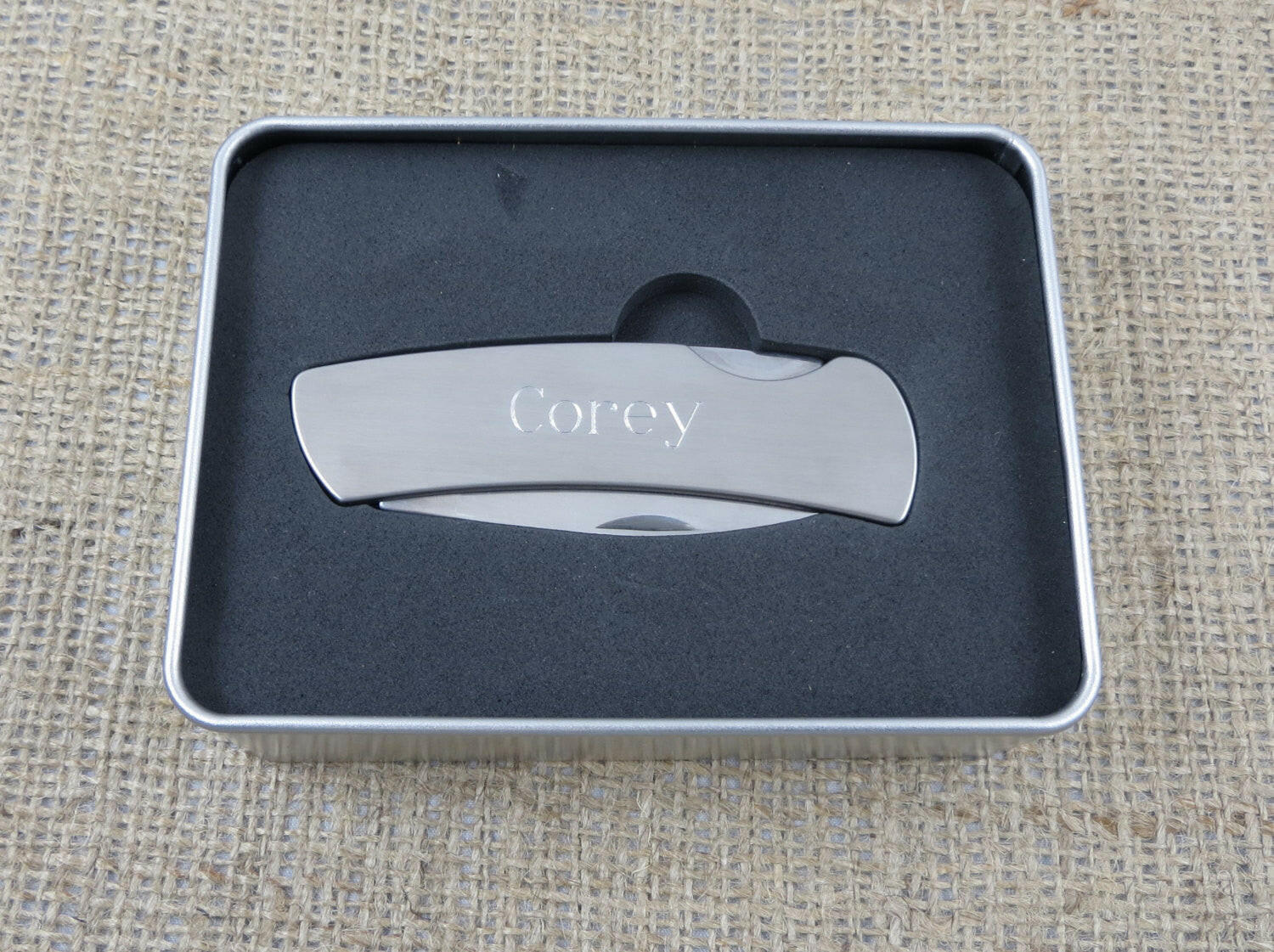 Stainless Steel Lock Back Knife.