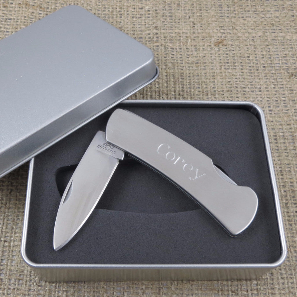 Stainless Steel Lock Back Knife
