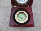 Personalized Nautical Compass Clock.